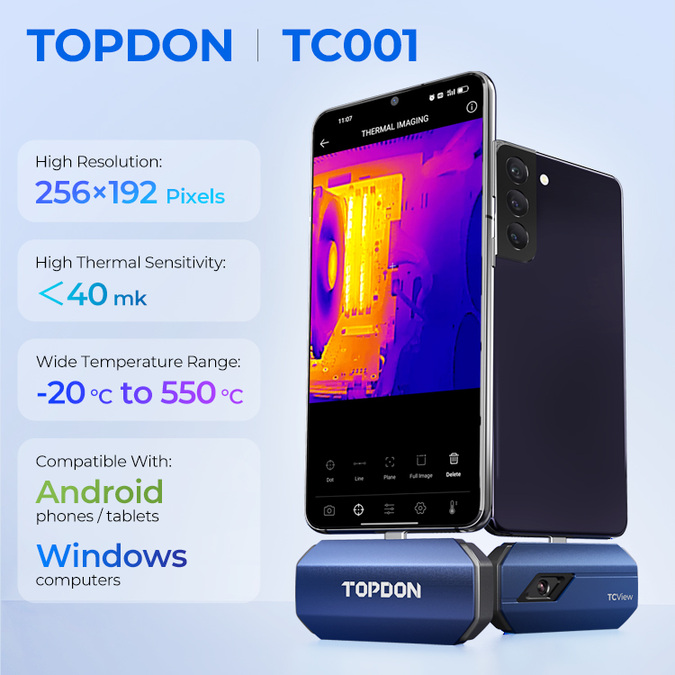 TOPDON Manufacturer ODM OEM TC - Topdon Tc001 Thermal Camera ulasan dan harga