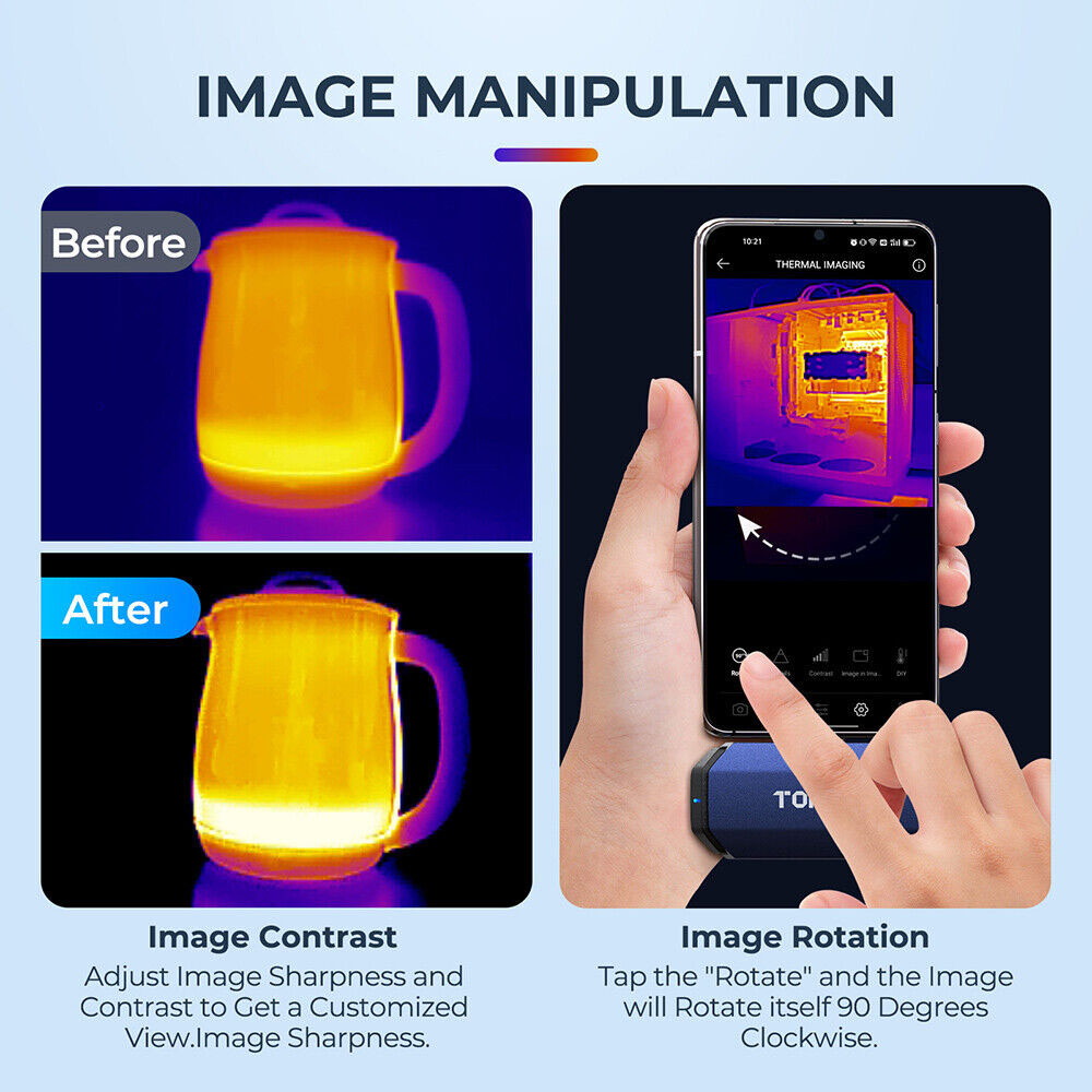 TOPDON TC001 Thermal Imaging C - Topdon Tc001 Thermal Camera ulasan dan harga