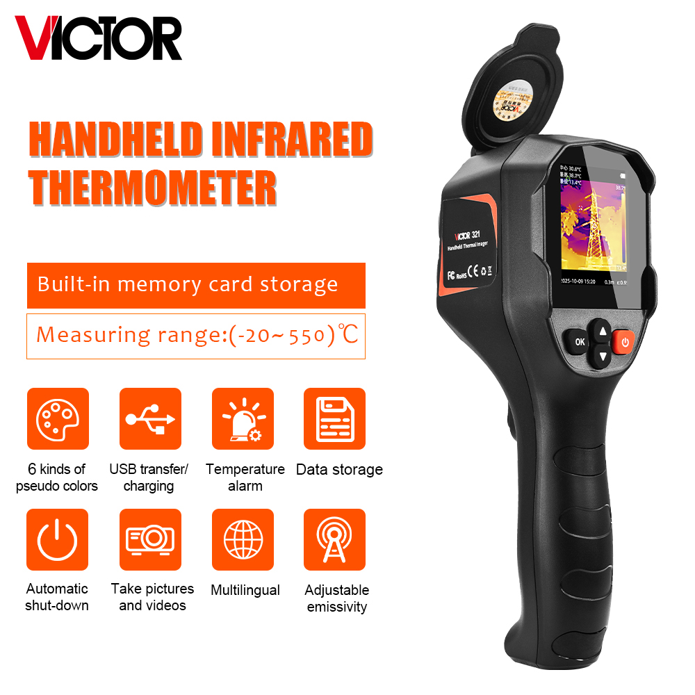 VICTOR 31 Handheid Infrared Th - Nf 521 Thermal Imaging Camera ulasan dan harga