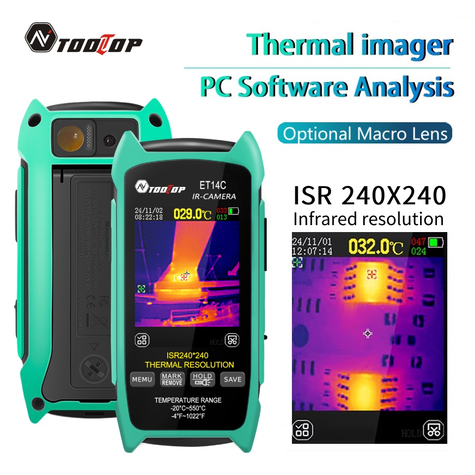 TOOLTOP ET14C 2.8inch Thermal  - Nf 521 Thermal Imaging Camera ulasan dan harga