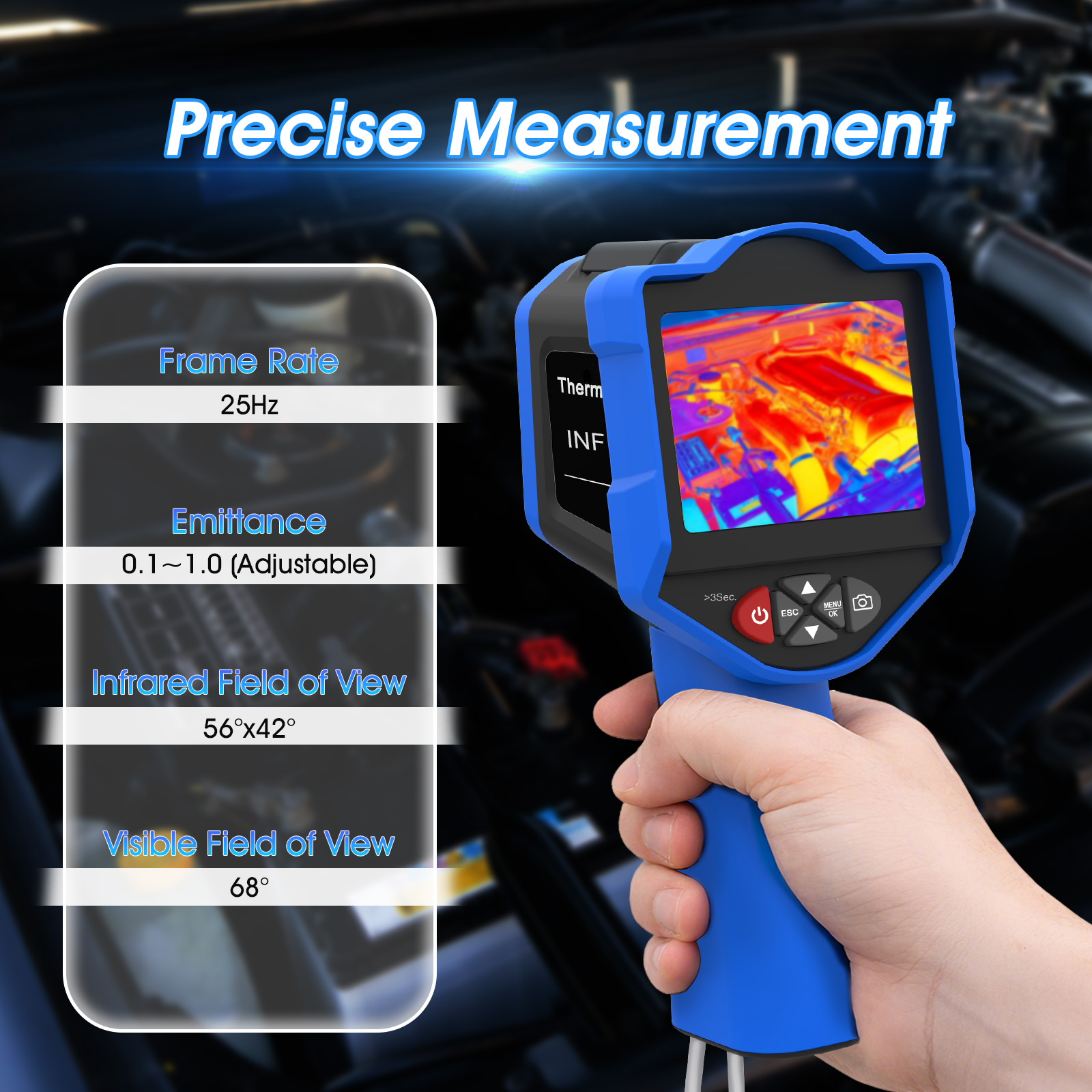 256x192 Thermal Camera 25Hz,Ha - Thermal Imaging Camera 256X192 ulasan dan harga