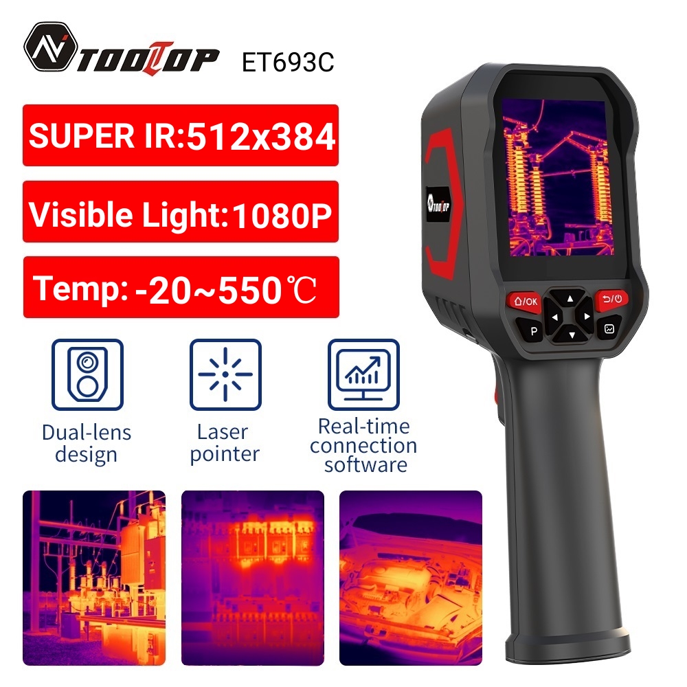 TOOLTOP ET693C Super IR 512x38 - Nf 521 Thermal Imaging Camera ulasan dan harga